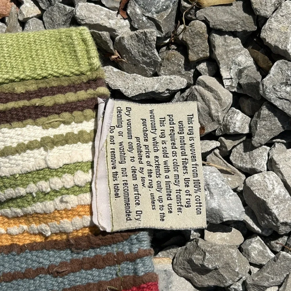 Pier 1 Imports Multicolor Striped Rug‎ 33
